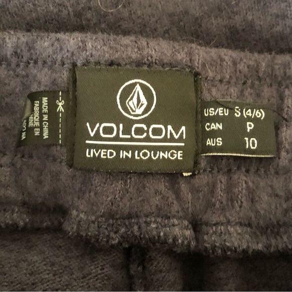 Volcom Navy Fleece Lived In Lounge Pants - Picture 5 of 5